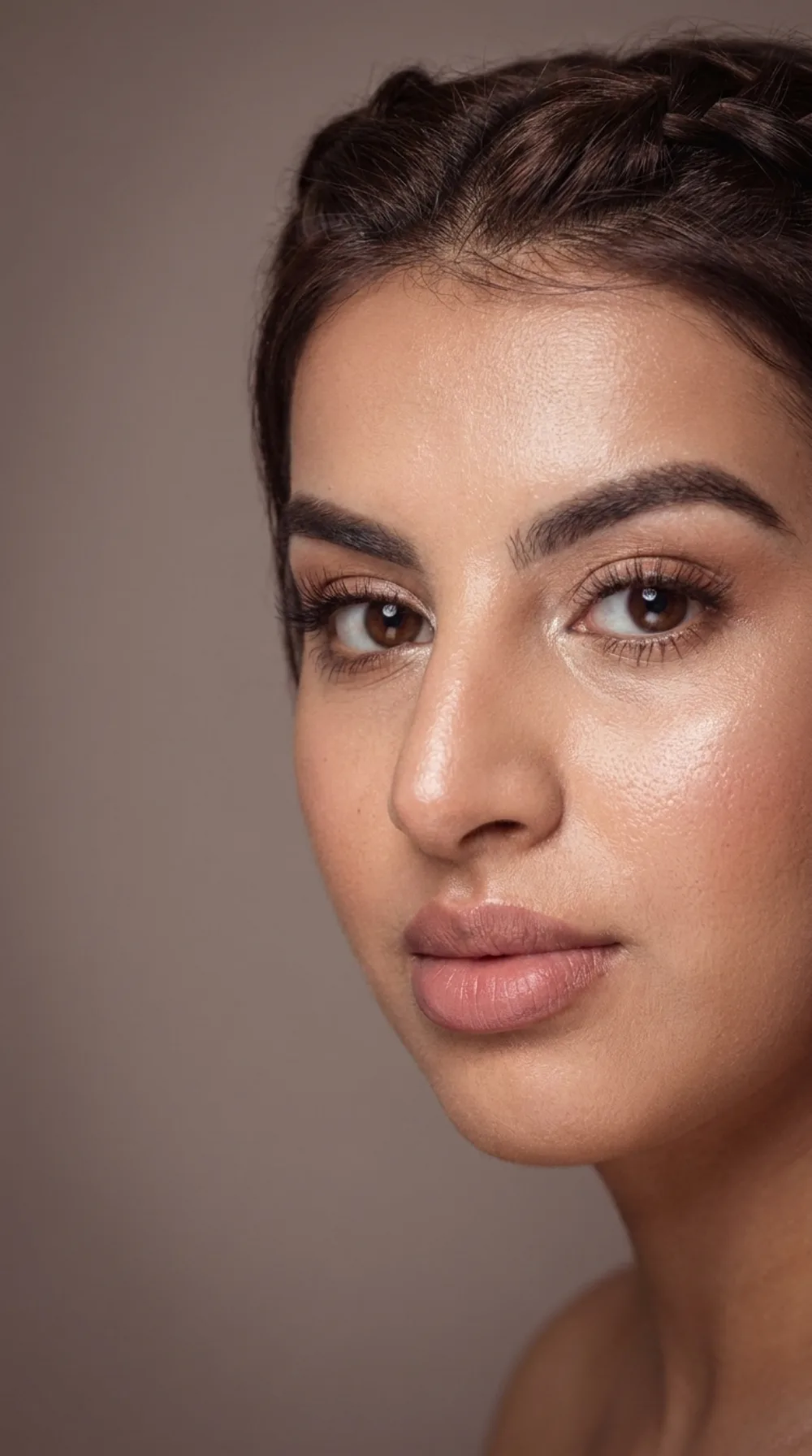 Close-up of fresh skin, prep for long-lasting makeup by Pucca Diana